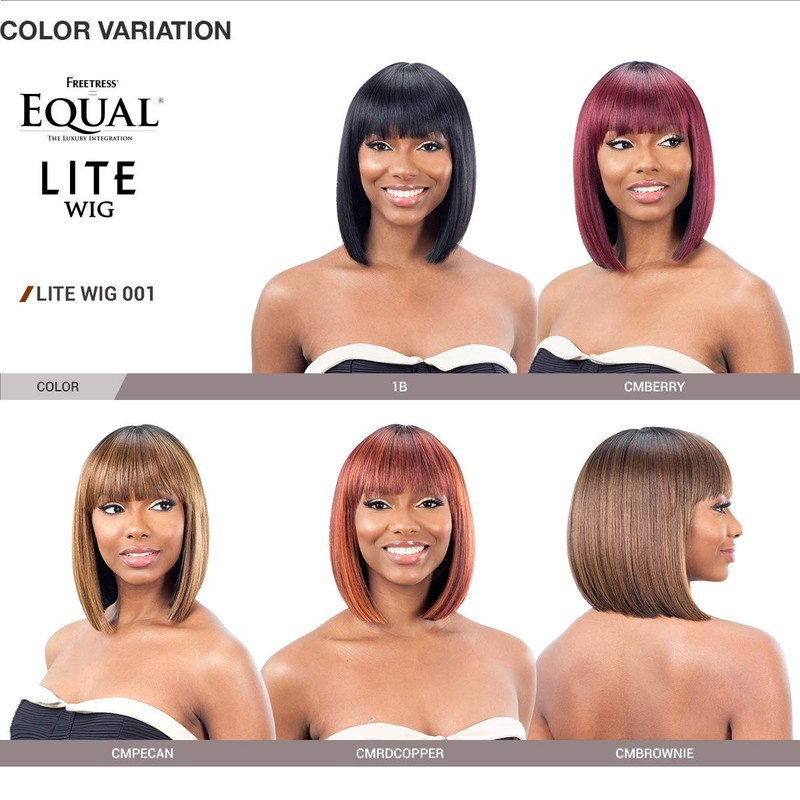 Freetress Equal Synthetic Full Wig - LITE 001 (CMBERRY)