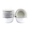 Xlloest Foil Cupcake Liners Baking Cups Paper Standard Silver, 200