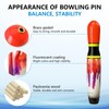 QualyQualy Fishing Floats, Weighted Catfish Pole Floats, High Visibility Wood