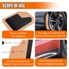 GAOLAOSY 4PCS Universal Car Mud Flaps, Flexible Bendable Car Splash