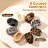8pcs Horquillas Planas para Cabello,Broches para cabello de mujer,Pinzas para