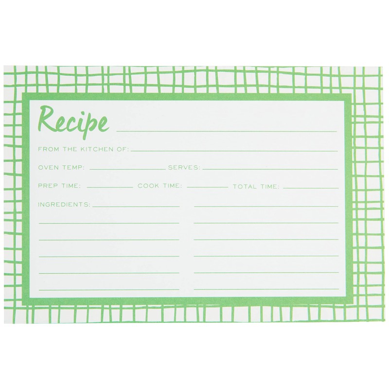 C.R. Gibson Strawberry Fields Box Set with Dividers Recipe Cards