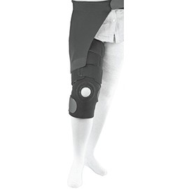 30-40 Mmhg Compreflex Thigh Component W/Hip & Knee Attachment; Lg Reg;Right; Black SIGVARIS