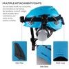 Climbing Helmet Cycle Safety Helmet with Headlamp Earmuff Taillight Attachment
