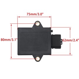 WOOSTAR 18 Pin Motorcycle CDI Unit ECU Ignition Module Replacement for GY6 Engine 169cc 170cc EFI Jonway GTX 250 EFI 200