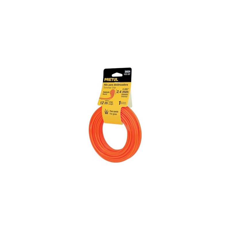 Pretul HIDE-95P, Hilo redondo para desbrozadora, 12 m, 2.4 mm,