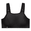 Glamorise Women's Sports Bra, Uniform black