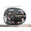 8 Reflective Subdued Red and Black Chevron Fire Helmet Tetrahedrons