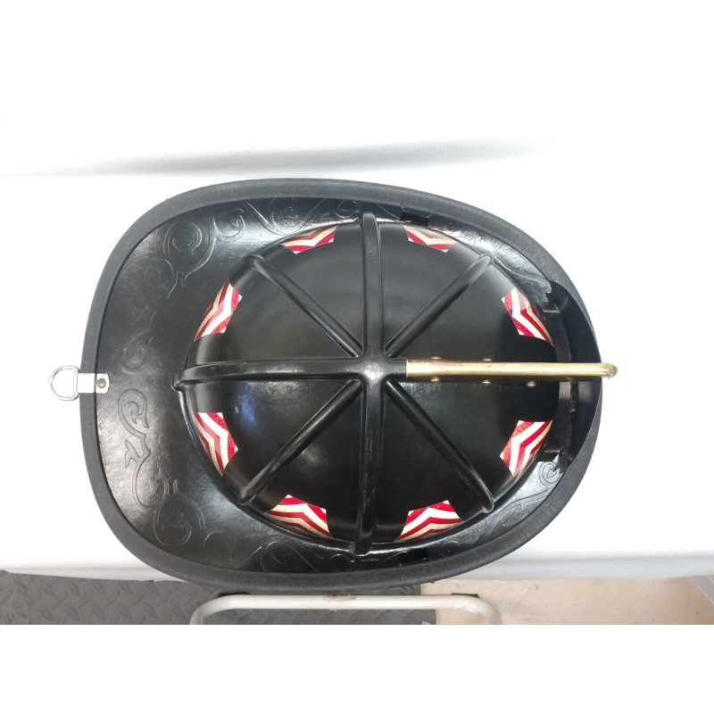 8 Reflective Subdued Red and Black Chevron Fire Helmet Tetrahedrons