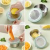 Cheese Grater with Container & Lid, Multi Functional Stainless Steel