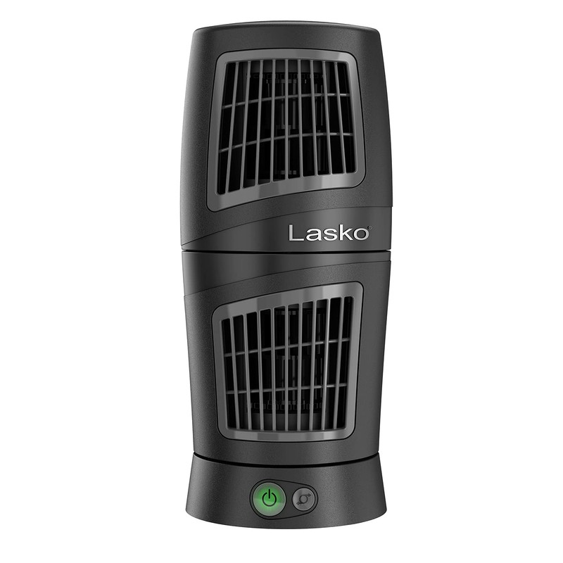Lasko 12" Twist-Top™ 3-Speed Portable Tower Table Fan Widespread Oscillation