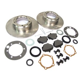 Rear Brake Kit for Land Rover Discovery 1 (1994-1999) with Standard Rotors, Pads & Hardware