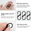 Fenhupe 30pcs S Hooks Carabiner Clip, Zipper Pull Locks Anti