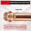 ROGVOC Copper Press Fittings End Cap - Plug, 10-Pcs 1/2