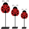 Menkxi 3 Pcs Bee Decor Summer Decorations Set Bee Tiered