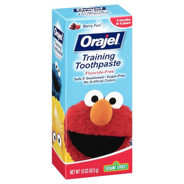 Orajel Toddler Training Toothpaste Berry Fun 1.50 oz (Pack of 4)