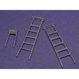 WISEMAN MODEL SERVICES O/On3/On30 STEP LADDER WISEMAN MODEL SERVICES DETAIL PARTS: #O164