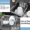 YZPGBT Large Dish Drying Rack in Sink Expandable, Adjustable304 Stainless