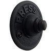 PRESS Retro Push Button Doorbell in Brass (Bronze)