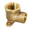 Everflow Supplies CFDL0012-NL 1/2" Nominal Diameter Cast Brass 90 Degree