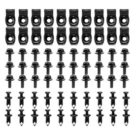 Nilight 70PCS Engine Under Cover Splash Shield Guard Body Bolts Bumper Fender Liner Push Retainer Fastener Rivet Clips for Infiniti G35 G37 FX35 FX45 EX35 Nissan 370Z 350Z 2 Years Warranty