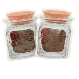 Blue Skies Plus Smoked Medium Hot Jalapeno Pepper Powder Bourbon Oak Barrel Wood 1.5 oz Pkg, Smoky flavorful seasoning, unique & Sophisticated flavor