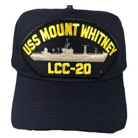 HNP USS MOUNT WHITNEY LCC-20 SHIP HAT - NAVY BLUE - Veteran Owned Business