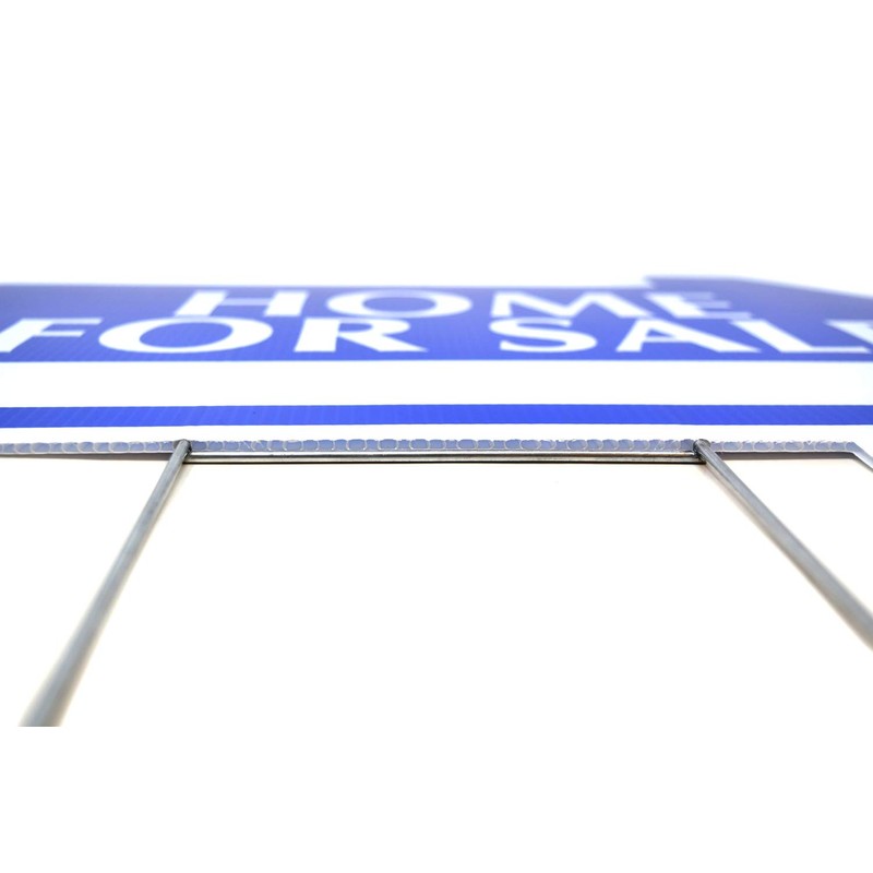 Sturdy Metal Wire Step Stake Frame for Yard Signs -