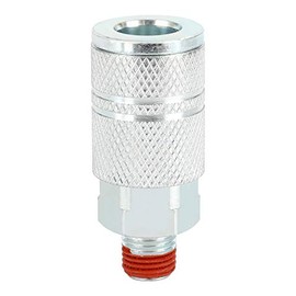 WYNNsky Industrial Air Coupler Set, 3/8 Inch Body Size, 1/4 Inch NPT Male Threads Size, Steel Air Compressor Hose Accessories Fitting