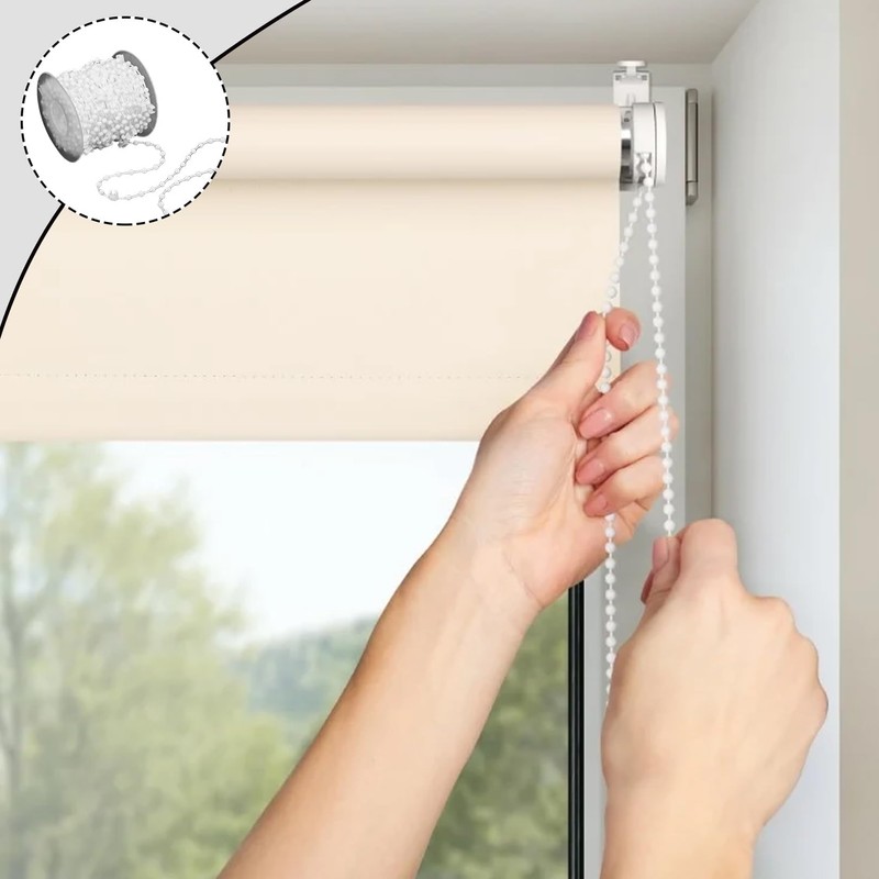 1 Pcs 20 Meter 200 Clips Vertical Blind Bottom Chain,Vertical