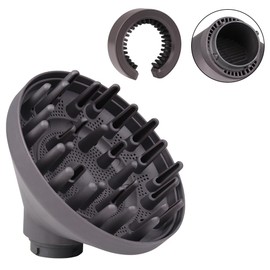 Hair Diffuser with Filter Cleaning Brush for Dyson Airwrap HS05 HS03 HS01, Airwrap Attachment, Convertible for Airwrap Styler into Hair Dryer for Wavy and Curly Hair, Converting Curling Style