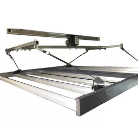 Light Rail New 34” Robo Bar for Stabilizing Larger LED Grow Lights Light Rail Light Mover