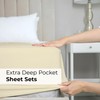 Extra Deep King Sheet Set - 6 Piece Breathable &