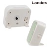 LANDEX YT5270WH Alarm Clock, Mint Pal, Non-Radio, Continuous Second Hand,