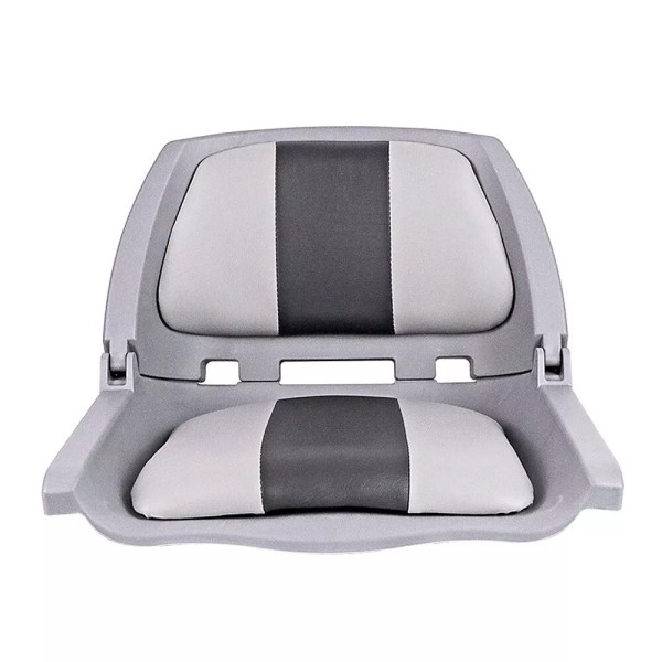Horizon Manufacturing Boat Seat Molded with padded cushions Grey /