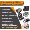 PowerMax 80 Amp 3-Stage & Single Stage Fixed 12 Volt