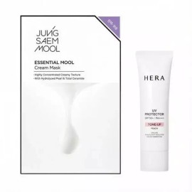 Hera [헤라] UV프로텍터 톤업 피치 SPF50+/PA++++ 40ml + 마스크 팩 1매 [Hera] UV Protector Tone Up Peach SPF50+/PA++++ 40ml + 1 Sheet Mask
