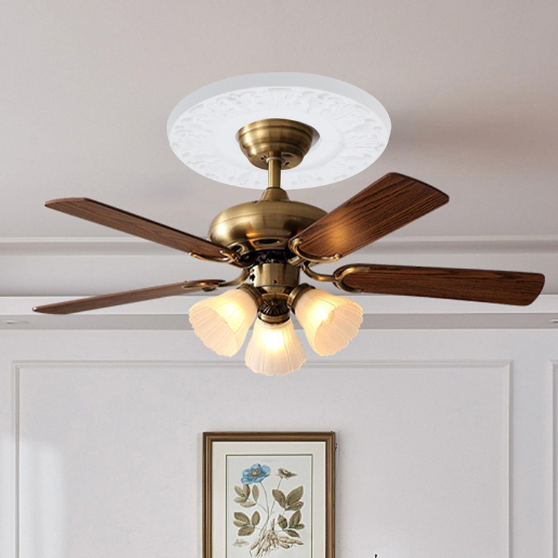 T Tulead Decorative Ceiling Medallions Split Ceiling Medallion Ceilling Fan