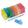 1 Month Pill Dispenser Tablet Box Organiser 2 Clearly Marked