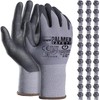 ATERET Work Gloves 12 Pairs Micro-Foam Nitrile Coated Safety Gloves,