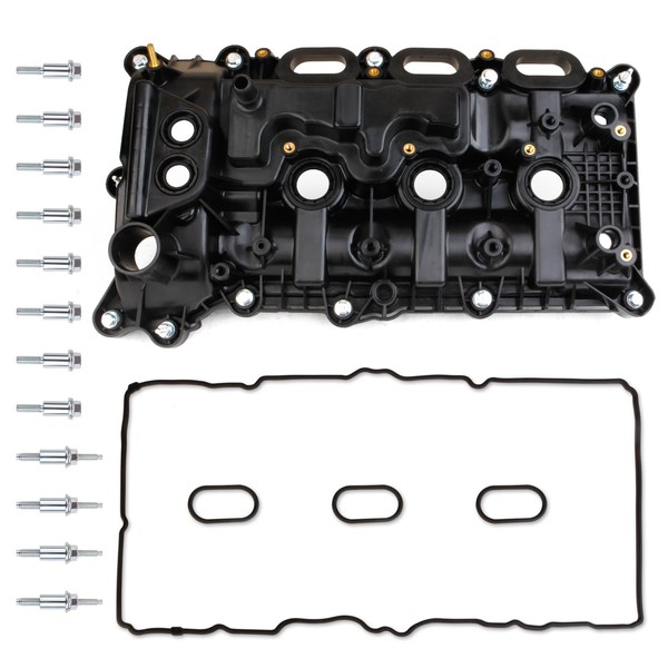 MITZONE Left Side Valve Cover compatible with Ford F-150 2017-2020 Expedition 2018-2022 Navigator 2018-2023 3.5L Turbo Replace HL3Z-6582-G