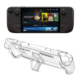 Snapcase Steam Deck OLED Case Transparent Full Cover Crystal Steam Deck Accessories / 스팀덱 OLED 케이스 투명 풀커버 크리스탈 Steam Deck 악세사리