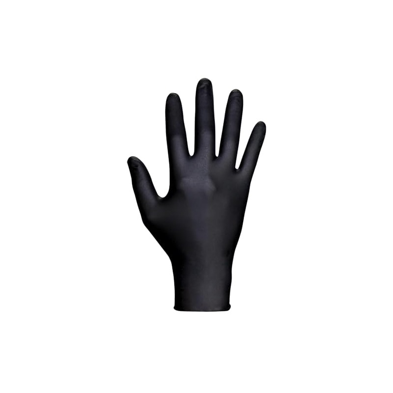 SAS Safety 66519 Raven Guantes desechables de nitrilo sin polvo,