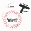KINGLAKE 3.5mm 10M Lawnmower Pull Cord Replacement with 2 Starter
