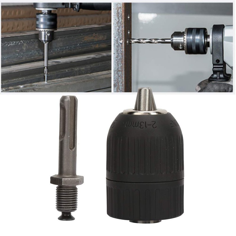 SDS Keyless Drill Chuck, 2.0-13mm 1/2-20UNF Professional Heavy Duty Keyless