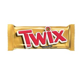 Twix Full Size Caramel Chocolate Cookie Candy Bar, 1.79 Oz, 36-Count Box