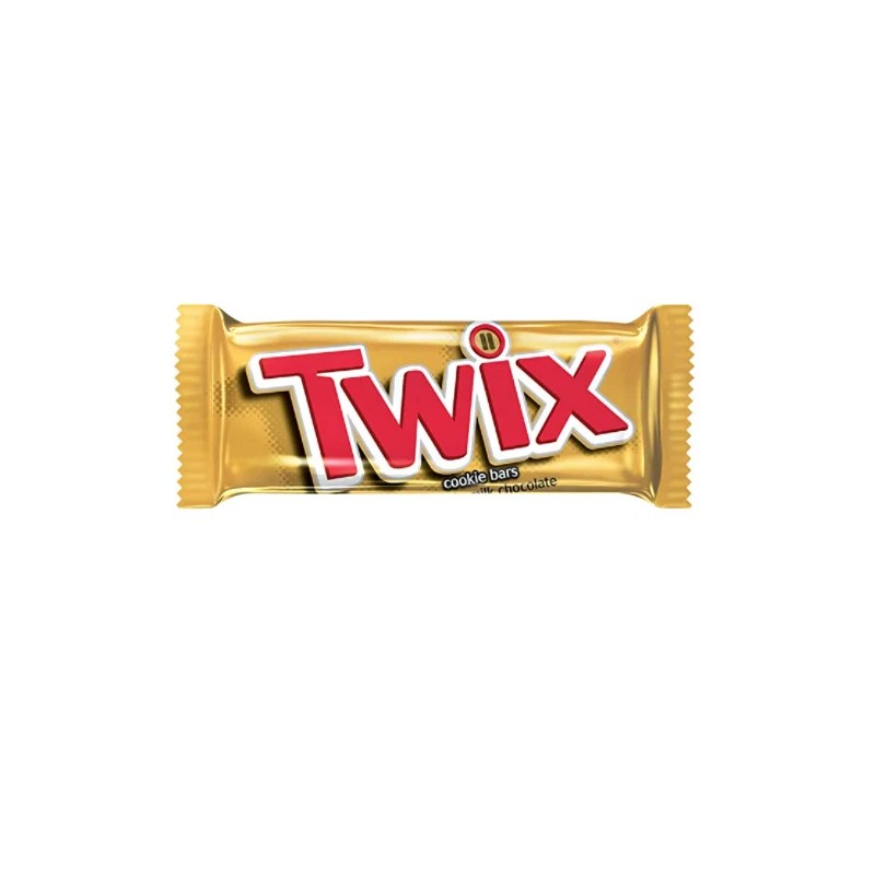 Twix Full Size Caramel Chocolate Cookie Candy Bar, 1.79 Oz,