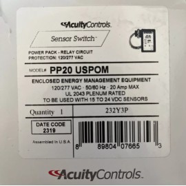 Sensor Switch / Acuity Controls Acuity Controls / Sensor Switch PP20 - Power Pack -PP20 USPOM - Assembled In USA