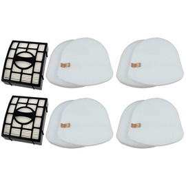 Dttery ZU561 UV730 Filters Replacement for Shark ZU560 ZU660 UV650 UV725 ZD201 ZD400 CU530 Rotator Navigator Lift-Away Upright Vacuum Part XFFK560 XHEPA560 XFFKZD400 XHFZD400, 4 Foam, 4 Felt, 2 HEPA