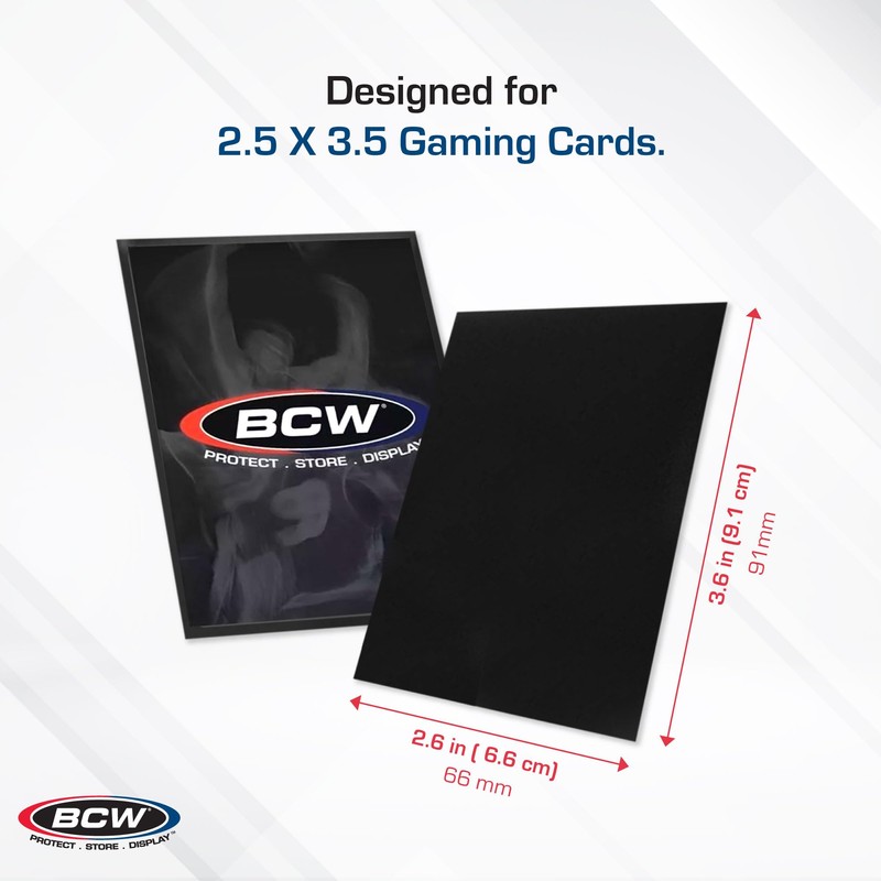 BCW 1000 Double Matte Deck Guard Card Sleeves | Assorted